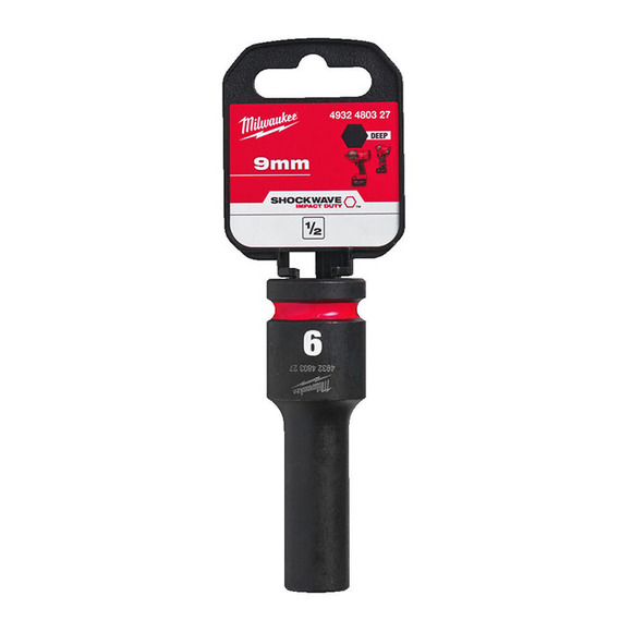 Milwaukee Power Tools, Milwaukee Hex Socket ShW GEN2 1/2" Deep 9mm