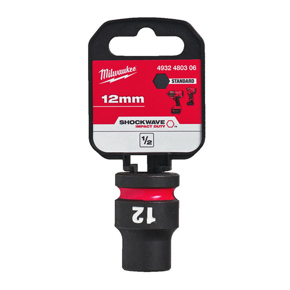 Milwaukee Power Tools, Milwaukee Hex Socket ShW GEN2 1/2" STD 12mm