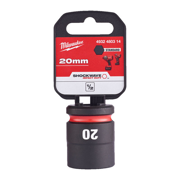 Milwaukee Power Tools, Milwaukee Hex Socket ShW GEN2 1/2" STD 20mm