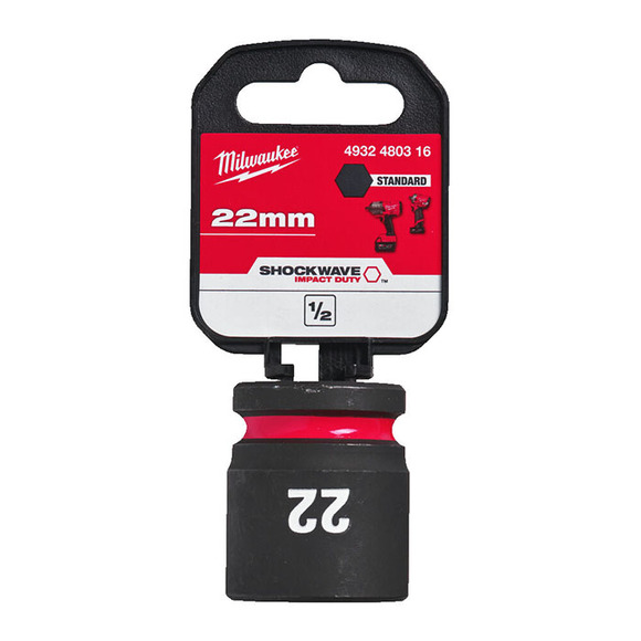 Milwaukee Power Tools, Milwaukee Hex Socket ShW GEN2 1/2" STD 22mm