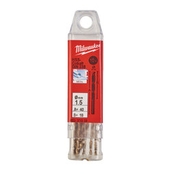 Milwaukee HSS-G 1.5 mm Red Cobalt Drill Bit - 10 Pack 