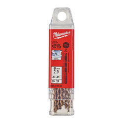 Milwaukee HSS-G 2.0 mm Red Cobalt Drill Bit - 10 Pack