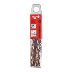 Milwaukee HSS-G 7.0 mm Red Cobalt Drill Bit - 5 Pack