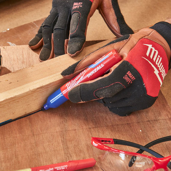 Milwaukee Power Tools, , Milwaukee Hybrid Leather Gloves XLarge / Size 10