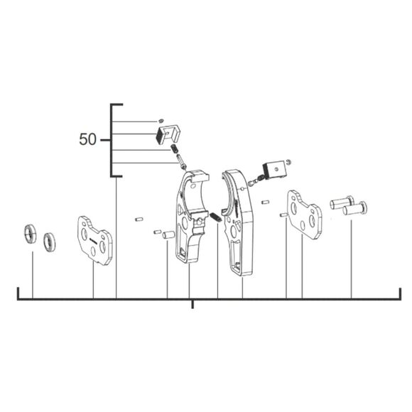 Milwaukee Power Tools, Milwaukee Jaw Assembly for M18HCCT Cable Crimper