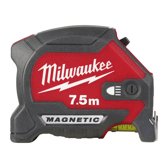 Milwaukee Power Tools, Milwaukee LED Magnetic Tape Measure 7.5m