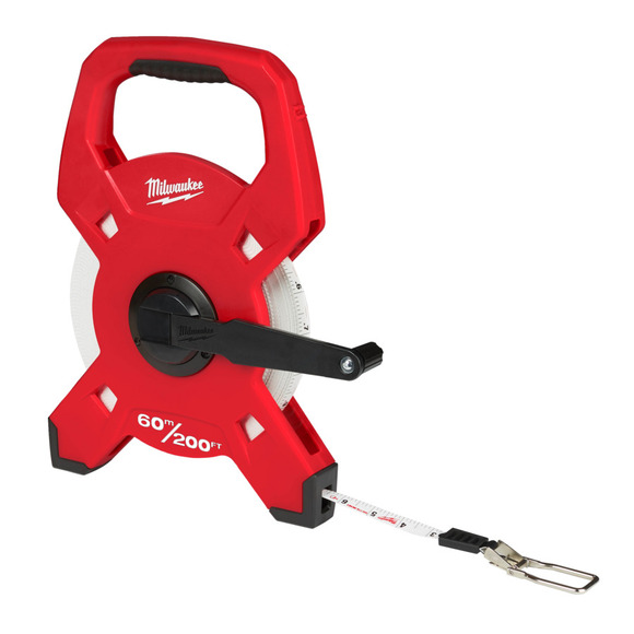 Milwaukee Power Tools, , Milwaukee LTF60-200 60m Open Fibre Glass Tape Measure