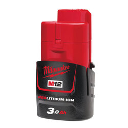 Milwaukee M12B3 12 volt 3.0 Ah REDLithium Battery 