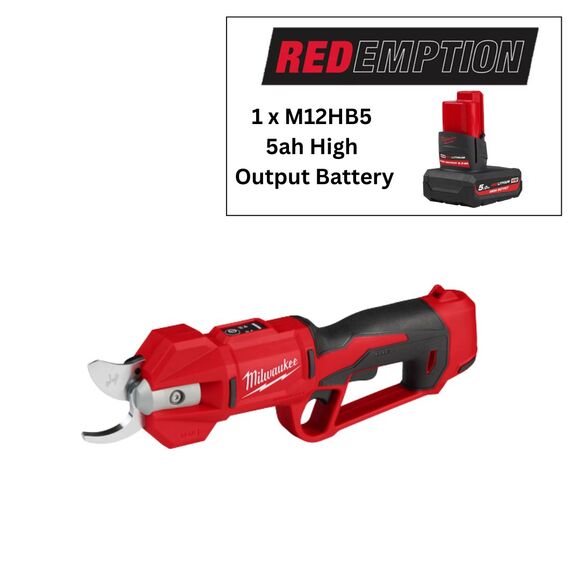 Milwaukee Power Tools, Milwaukee M12BLPRS-0 Brushless Pruning Shear