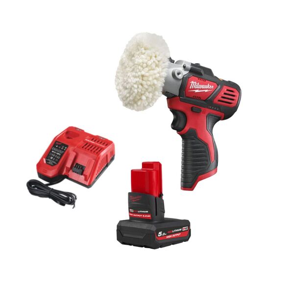 Milwaukee Power Tools, Milwaukee M12BPS-501 Sub Compact Polisher/Sander Kit