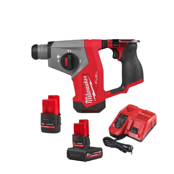 Milwaukee Power Tools, Milwaukee M12FHAC16-521 16mm SDS Plus Hammer Drill Kit