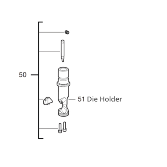 Milwaukee Power Tools, Milwaukee M12FNB16 Die Holder