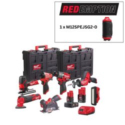 Milwaukee M12FPP7B2-622P Gen 2 12v Fuel 7 Piece Kit In Packout Boxes