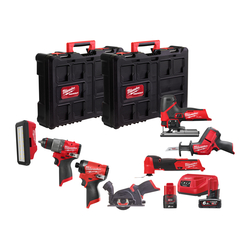 Milwaukee M12FPP7B2-622P Gen 2 12v Fuel 7 Piece Kit In Packout Boxes