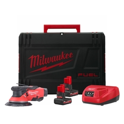 Milwaukee M12FROS2.5-502X Random Orbital Sander Kit 
