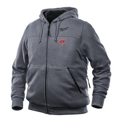 Milwaukee M12HHGREY-0 Heated Hoodie Large 