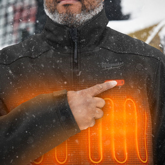 Milwaukee Power Tools, , Milwaukee M12HJBL5-0 Premium Heated Jacket - XXLarge