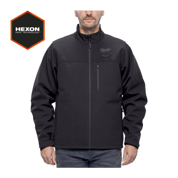Milwaukee Power Tools, Milwaukee M12HJBL6-0 XL Black Hexon Jacket