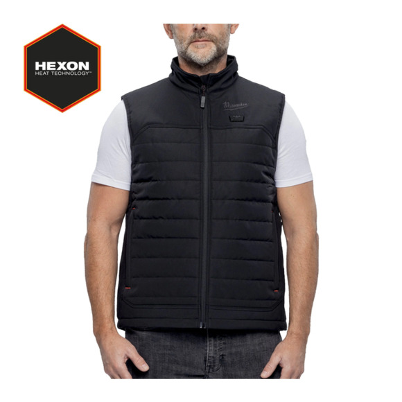 Milwaukee Power Tools, Milwaukee M12HPVBL3-0 Large Black Hexon Vest
