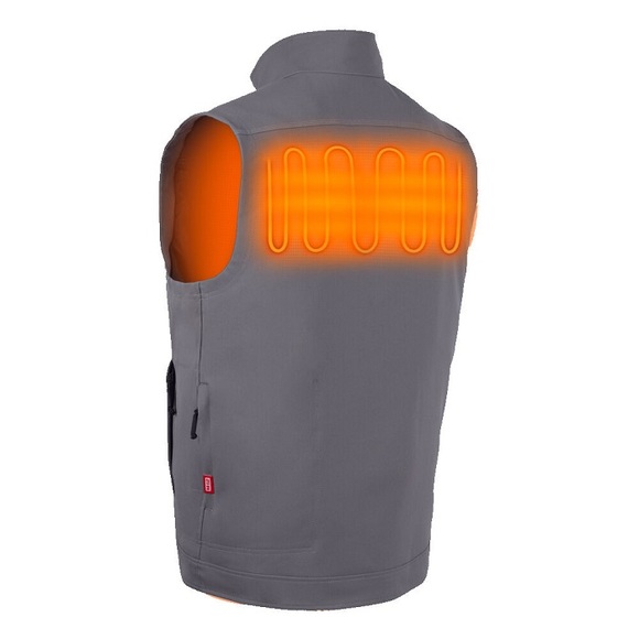 Milwaukee Power Tools, , Milwaukee M12HVGREY1-0 Grey Heated TOUGHSHELL Vest Medium