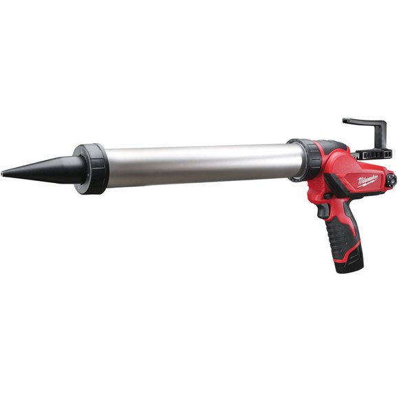 Milwaukee Power Tools, Milwaukee M12PCG/600A-201B Compact Caulk Gun 600ml Tube