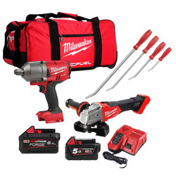 Milwaukee M18 Fuel 3/4 Wrench & Grinder Twin Pack