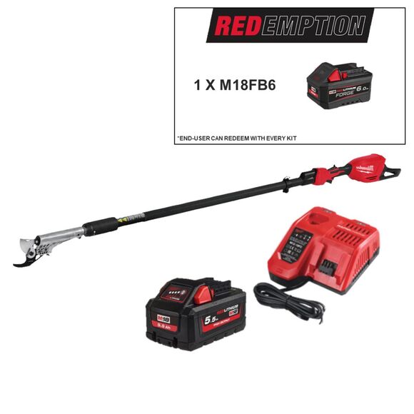 Milwaukee Power Tools, Milwaukee M18BLTS-551 Brushless Telescopic Shear Kit