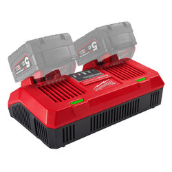Milwaukee M18DFC Dual Bay Simultaneous Rapid Charger