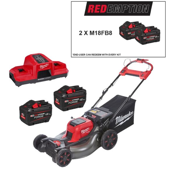Milwaukee Power Tools, Milwaukee M18F2LM53-122 DB Self-propelled Lawn Mower