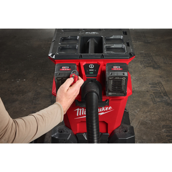Milwaukee Power Tools, , Milwaukee M18F2VC23LG2-0 L Class Fuel Nexus Twin Battery Vac/Extractor 23L