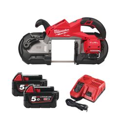 Milwaukee M18FBS127-502 127mm Deep Cut Bandsaw Kit