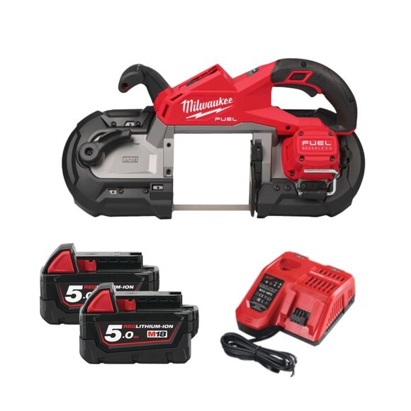Milwaukee Power Tools, Milwaukee M18FBS127-502 127mm Deep Cut Bandsaw Kit