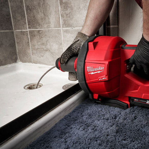 Milwaukee Power Tools, , Milwaukee M18FDCPF10-0C 'FUEL' Drain Cleaner Power Feed - 10 mm