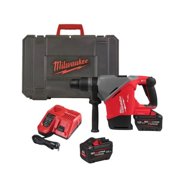 Milwaukee Power Tools, Milwaukee M18FHACO540-122C M18 Fuel 40mm SDS Max Combi Hammer Kit