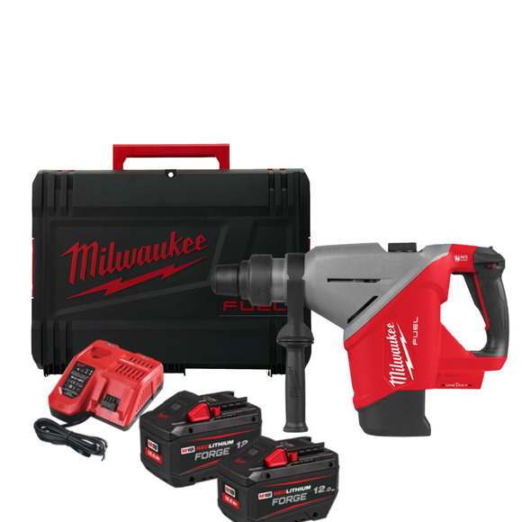 Milwaukee Power Tools, Milwaukee M18FHACO745-122C M18 Fuel 45mm SDS Max Combi Hammer