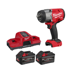 Milwaukee M18FHIW2F12-FB602SCB Fuel High Torque Impact Wrench  1/2" Kit