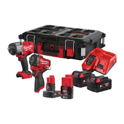 Milwaukee M18FPP2AQ2-564P M12 & M18 Wrench Powerpack 