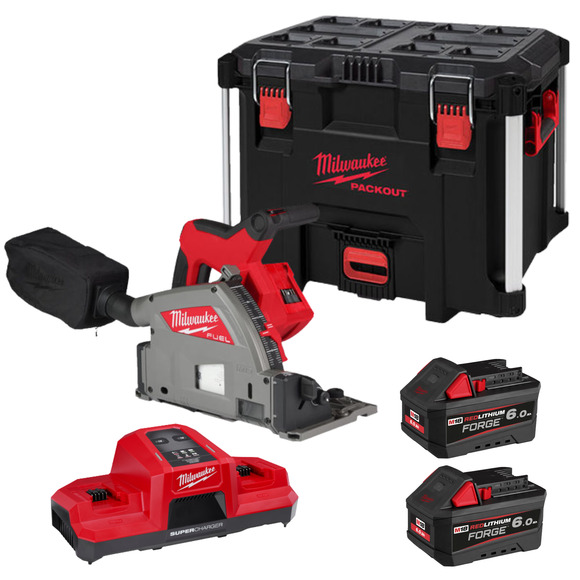 Milwaukee Power Tools, Milwaukee M18FPS55 Forge 6ah Super Charger Kit Packout