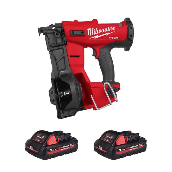 Milwaukee Power Tools, Milwaukee M18FRCN45-302X Coil Nailer Kit 