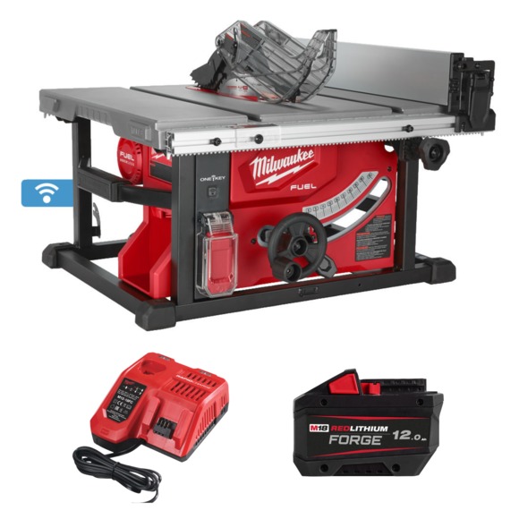 Milwaukee Power Tools, Milwaukee M18FTS210-121FC Fuel Table Saw Forge Kit 
