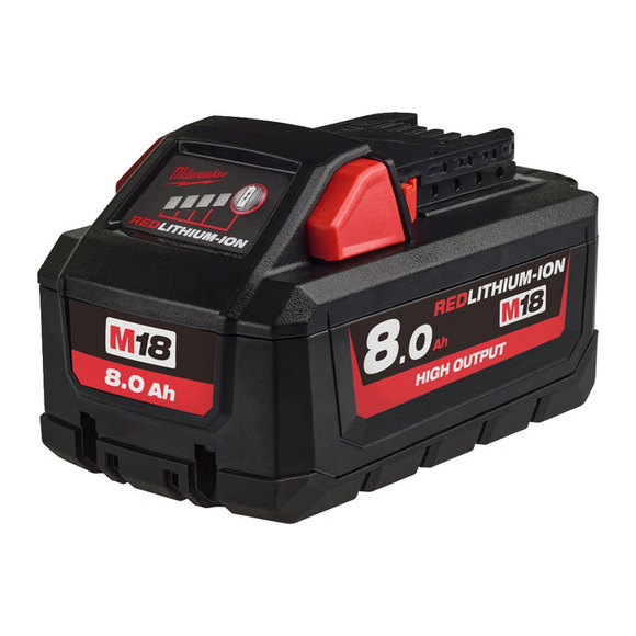 Milwaukee Power Tools, Milwaukee M18HB8 HIGH OUTPUT 8.0 Ah REDLithium Battery