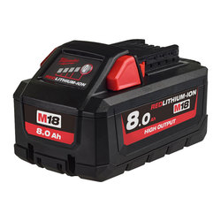 Milwaukee M18HB8 HIGH OUTPUT 8.0 Ah REDLithium Battery