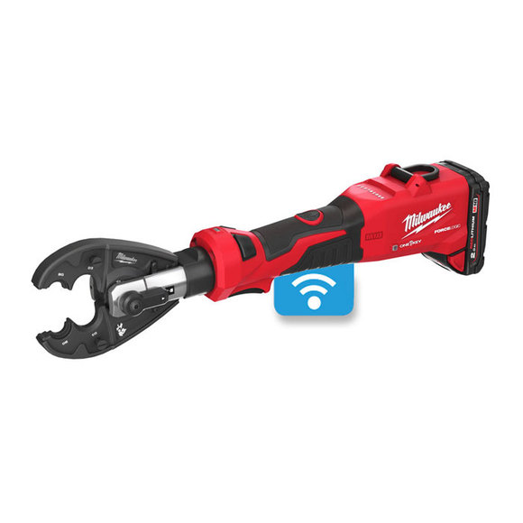 Milwaukee Power Tools, , Milwaukee M18ONEHUCT-202B FORCE LOGIC Hydraulic Crimper with SWA Cutting Jaw