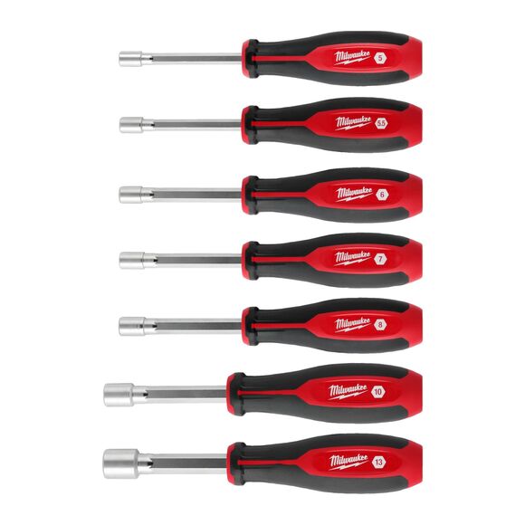 Milwaukee Power Tools, Milwaukee Magnetic 7pce Hollowcore Nut Driver Set 