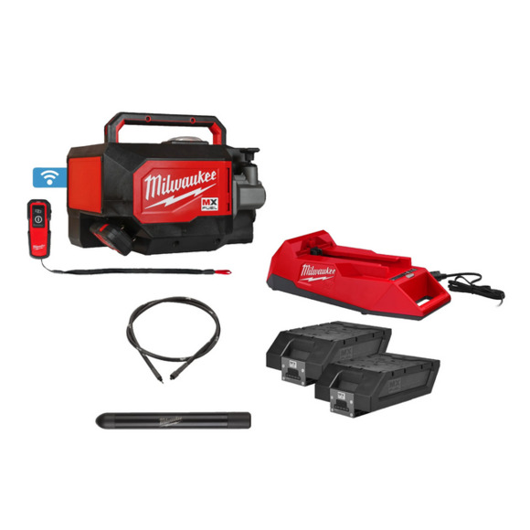 Milwaukee Power Tools, Milwaukee MX Fuel MXFCVBCKIT-602 Briefcase Concrete Vibrator Kit ( Poker )