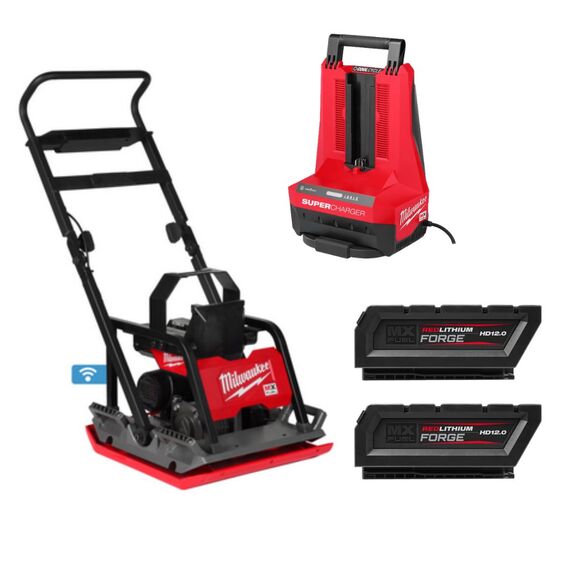 Milwaukee Power Tools, Milwaukee MX Fuel MXFPC50-122 Plate Compactor Kit