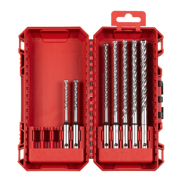 Milwaukee Power Tools, Milwaukee MX4 Set 2 7pc SDS+ Drill Bit Set