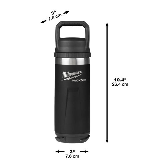Milwaukee Power Tools, , Milwaukee PACKOUT Chug Lid Bottle 710ml