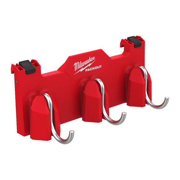 Milwaukee Power Tools, Milwaukee Packout Side Mount 3 Hook Rail