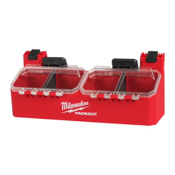 Milwaukee Power Tools, Milwaukee Packout Tool Box 2-Bin Attachment